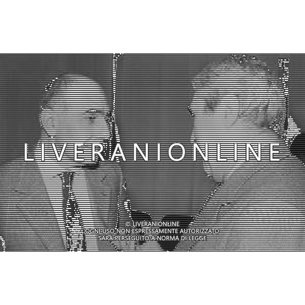 Neg- RETROSPETTIVA ADRIANO GALLIANI , Dirigente Sportivo Calcio Nella foto ADRIANO GALLIANI amministratore delegato MILAN con RENZO RIGHETTI Presidente della Fiorentina, nell\'anno 1987-1988 AG ALDO LIVERANI