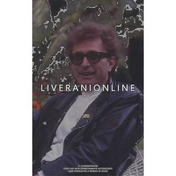 DIAP-RETROSPETTIVA RED RONNIE PSEUDONIMO GABRIELE ANSALONI-CRITICO MUSICALE GIORNATISTA PRESENTATORE TELEVISIVO E CONDUTTORE RADIOFONICO NELLA FOTO RED RONNIE  AG ALDO LIVERANI SAS 