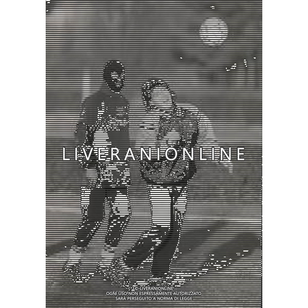 NEG-1993-1994 APPIANO GENTILE ALLENAMENTO INTER NELLA FOTO WALTER ZENGA E MASSIMO DELLA CASA AG ALDO LIVERANI SAS