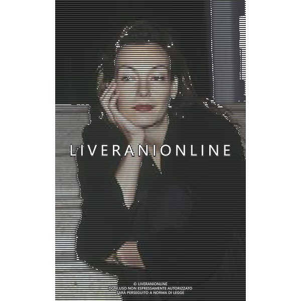 DIAP-RETROSPETTIVA UTE LEMPER CANTANTE NELLA FOTO UTE LEMPER NELL\'ANNO 1991 AG ALDO LIVERANI SAS  