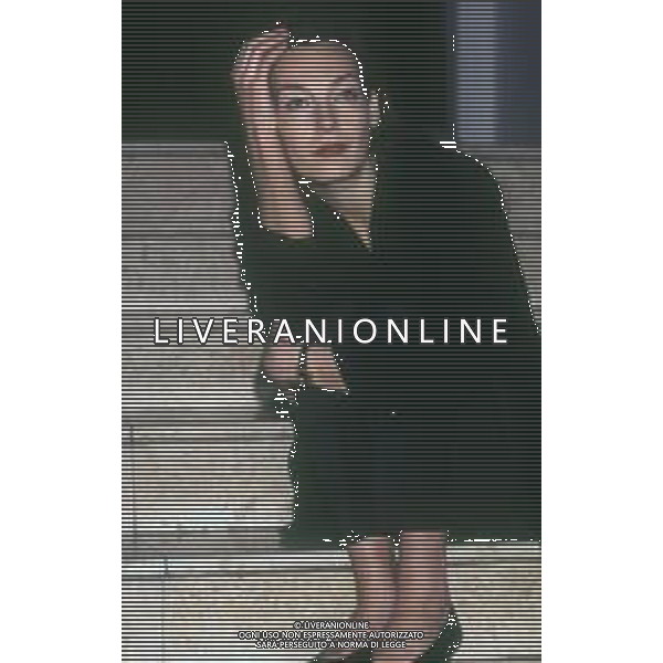 DIAP-RETROSPETTIVA UTE LEMPER CANTANTE NELLA FOTO UTE LEMPER NELL\'ANNO 1991 AG ALDO LIVERANI SAS  