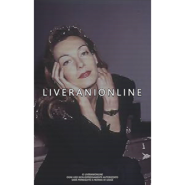 DIAP-RETROSPETTIVA UTE LEMPER CANTANTE NELLA FOTO UTE LEMPER NELL\'ANNO 1991 AG ALDO LIVERANI SAS  