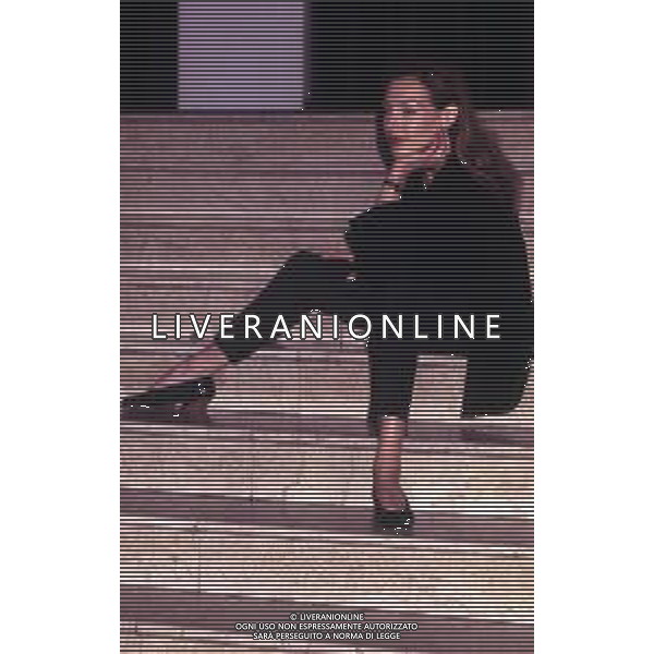 DIAP-RETROSPETTIVA UTE LEMPER CANTANTE NELLA FOTO UTE LEMPER NELL\'ANNO 1991 AG ALDO LIVERANI SAS  