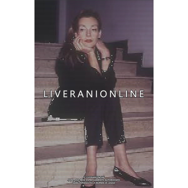 DIAP-RETROSPETTIVA UTE LEMPER CANTANTE NELLA FOTO UTE LEMPER NELL\'ANNO 1991 AG ALDO LIVERANI SAS  