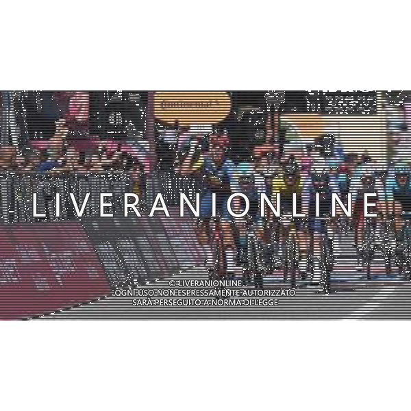 07-05-2024 Giro D\'italia; Tappa 04 Acqui Terme - Andora; 2024, Lidl - Trek; 2024, Alpecin - Deceuninck; 2024, Bahrain Victorious; Milan, Jonathan; Groves, Kaden; Bauhaus, Phil; Andora; ©SIROTTI/AGENZIA ALDO LIVERANI SAS