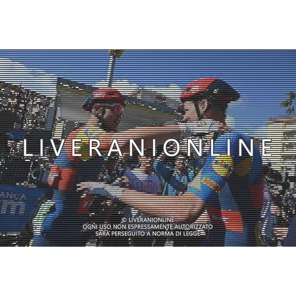 07-05-2024 Giro D\'italia; Tappa 04 Acqui Terme - Andora; 2024, Lidl - Trek; Milan, Jonathan; Hoole, Daan; Andora; ©SIROTTI/AGENZIA ALDO LIVERANI SAS