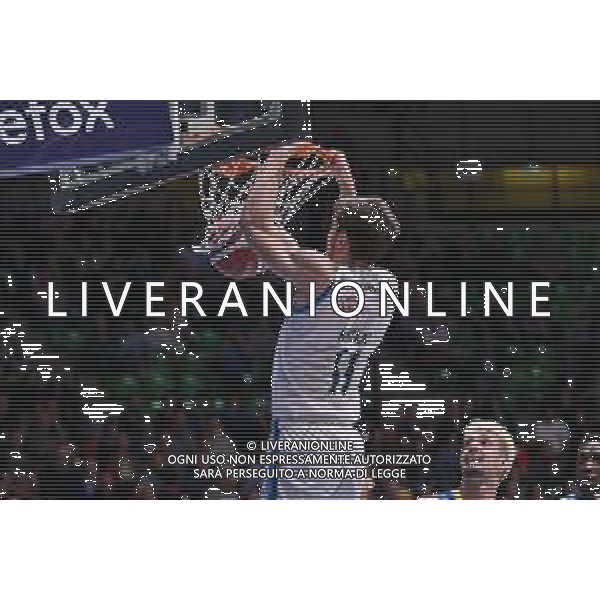 TVRG Cantu\' vs Cividale nella foto Stefan Nikolic (Cantu\') Acqua San Bernardo Cantu\' vs UEB Gesteco Cividale Desio (MB) 07-05-2024 PalaFitLine Campionato Serie A2 - gara 2 quarti di finale Tabellone Oro foto Roberto Garavaglia/Agenzia Aldo Liverani sas
