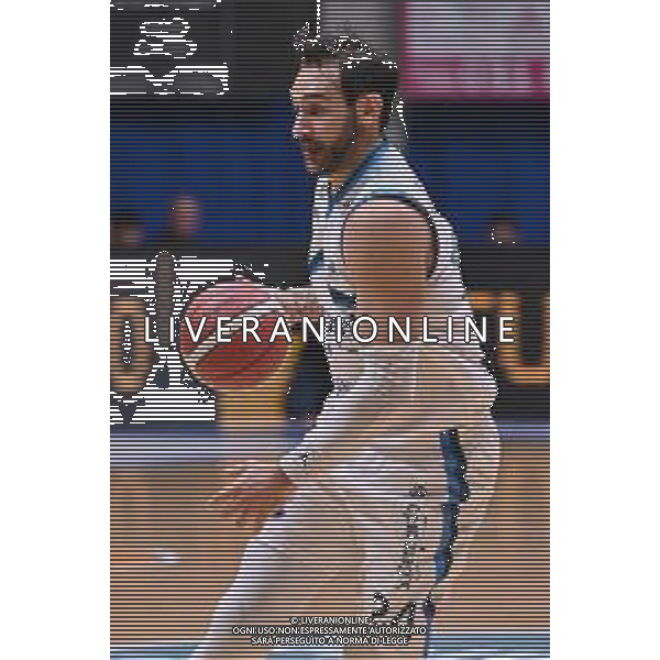 TVRG Cantu\' vs Cividale nella foto Riccardo Moraschini (Cantu\') Acqua San Bernardo Cantu\' vs UEB Gesteco Cividale Desio (MB) 07-05-2024 PalaFitLine Campionato Serie A2 - gara 2 quarti di finale Tabellone Oro foto Roberto Garavaglia/Agenzia Aldo Liverani sas