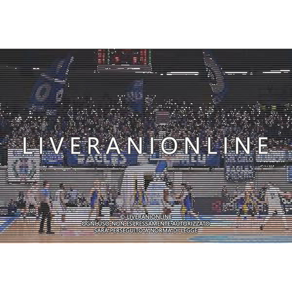 TVRG Cantu\' vs Cividale nella foto tifosi Cantù Acqua San Bernardo Cantu\' vs UEB Gesteco Cividale Desio (MB) 07-05-2024 PalaFitLine Campionato Serie A2 - gara 2 quarti di finale Tabellone Oro foto Roberto Garavaglia/Agenzia Aldo Liverani sas