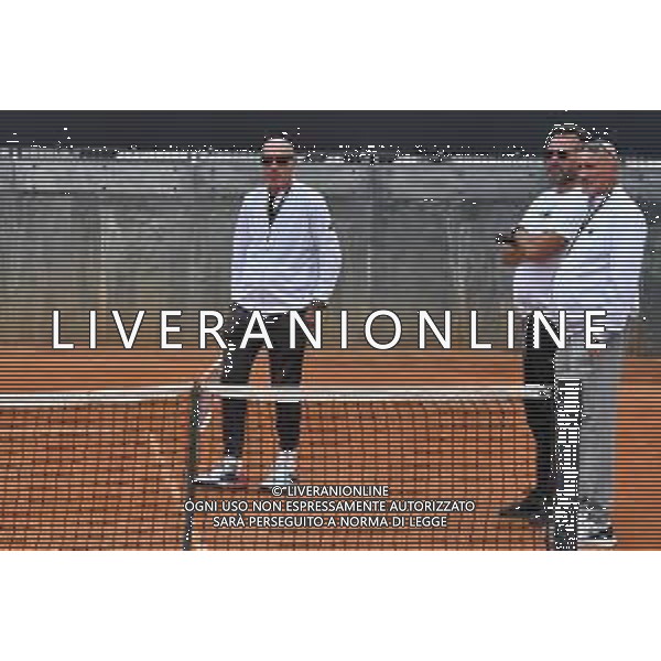 Internazionali di Tennis Roma 2024 8 Maggio 2024 Nella foto: Corrado Barazzutti, Simone Tartarini e Gipo Arbino foto andrea rosito-ag aldo liverani sas
