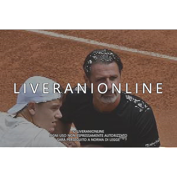 Internazionali di Tennis Roma 2024 8 Maggio 2024 Nella foto: Holger Rune and Patrick Mouratoglou foto andrea rosito-ag aldo liverani sas