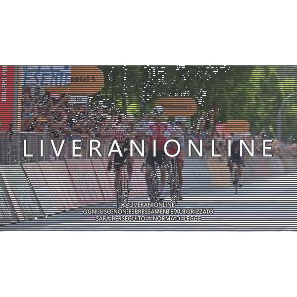 08-05-2024 Giro D\'italia; Tappa 05 Genova - Lucca; 2024, Cofidis; 2024, Ef Education - Easypost; Thomas, Benjamin; Valgreen Andersen, Michael; Lucca; ©SIROTTI/AGENZIA ALDO LIVERANI SAS