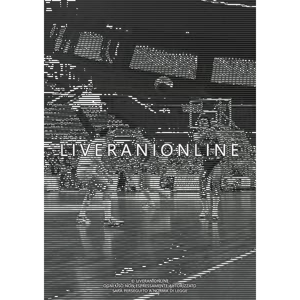 NEG-1983-1984 MILANO CAMPIONATO DI BASKET SERIE A SIMAC MILANO-FEBAL NAPOLI NELLA FOTO MARCO LAMPERTI AG ALDO LIVERANI SAS