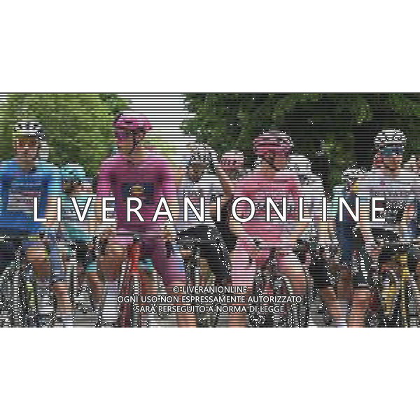 09-05-2024 Giro D\'italia; Tappa 06 Torre Del Lago Puccini - Rapolano Terme; 2024, Uae Team Emirates; 2024, Lidl - Trek; Pogacar, Tadej; Milan, Jonathan; Torre Del Lago Puccini; ©SIROTTI / AGENZIA ALDO LIVERANI SAS