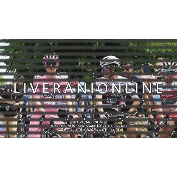 09-05-2024 Giro D\'italia; Tappa 06 Torre Del Lago Puccini - Rapolano Terme; 2024, Uae Team Emirates; 2024, Visma - Lease A Bike; Pogacar, Tadej; Uijtdebroeks, Cian; Torre Del Lago Puccini; ©SIROTTI / AGENZIA ALDO LIVERANI SAS