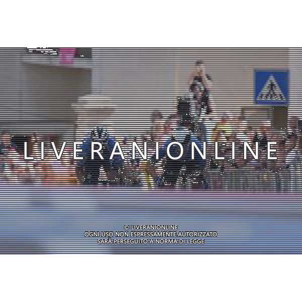 09-05-2024 Giro D\'italia; Tappa 06 Torre Del Lago Puccini - Rapolano Terme; 2024, Movistar; 2023, Soudal - Quickstep; Sanchez, Pelayo; Alaphilippe, Julian; Rapolano Terme; foto stefano sirotti-ag aldo liverani sas