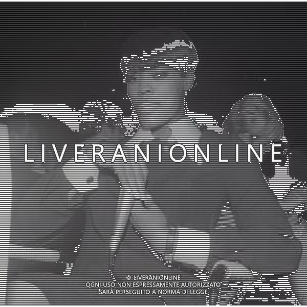 NEG-RETROSPETTIVA DIONNE WARWICH CANTANTE NELLA FOTO DIONNE WARWICH A SALICE TERME PER IL PREMIO JUKE BOX D\'ORO ANNO 1967 AG ALDO LIVERANI SAS