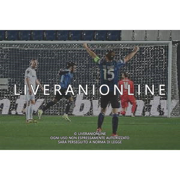 TVRG Atalanta vs Olympique Marsiglia nella foto esultanza Atalanta dopo il gol dell\'1 a 0 Ademola Lookman Bergamo 09-05-2024 Gewiss Stadium UEFA Europa League - semifinale gara di ritorno foto Roberto Garavaglia/Agenzia Aldo Liverani sas/ AGENZIA ALDO LIVERANI SAS