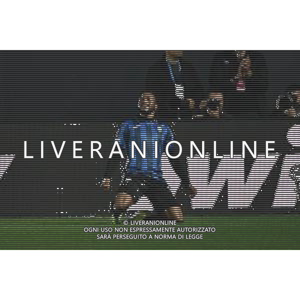 TVRG Atalanta vs Olympique Marsiglia nella foto Ademola Lookman (Atalanta) esulta dopo il gol dell\'1 a 0 Bergamo 09-05-2024 Gewiss Stadium UEFA Europa League - semifinale gara di ritorno foto Roberto Garavaglia/Agenzia Aldo Liverani sas/ AGENZIA ALDO LIVERANI SAS