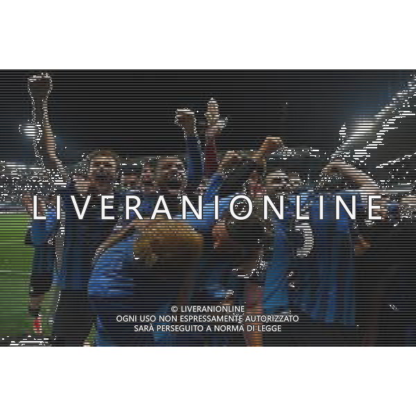 TVRG Atalanta vs Olympique Marsiglia nella foto esultanza Atalanta dopo il gol del 3 a 0 Bergamo 09-05-2024 Gewiss Stadium UEFA Europa League - semifinale gara di ritorno foto Roberto Garavaglia/Agenzia Aldo Liverani sas/ AGENZIA ALDO LIVERANI SAS