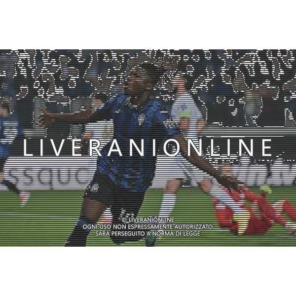 TVRG Atalanta vs Olympique Marsiglia nella foto El Bilal Toure\' (Atalanta) esulta dopo il gol del 3 a 0 Bergamo 09-05-2024 Gewiss Stadium UEFA Europa League - semifinale gara di ritorno foto Roberto Garavaglia/Agenzia Aldo Liverani sas/ AGENZIA ALDO LIVERANI SAS