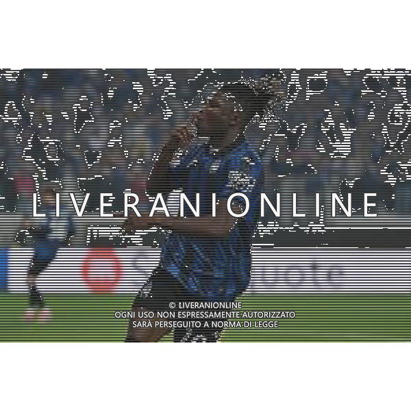 TVRG Atalanta vs Olympique Marsiglia nella foto El Bilal Toure\' (Atalanta) esulta dopo il gol del 3 a 0 Bergamo 09-05-2024 Gewiss Stadium UEFA Europa League - semifinale gara di ritorno foto Roberto Garavaglia/Agenzia Aldo Liverani sas/ AGENZIA ALDO LIVERANI SAS