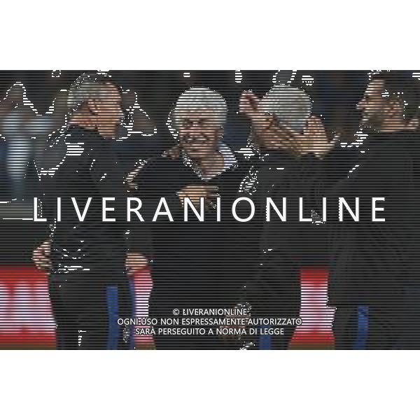 TVRG Atalanta vs Olympique Marsiglia nella foto Gian Piero Gasperini allenatore Atalanta esultanza a fine partita Bergamo 09-05-2024 Gewiss Stadium UEFA Europa League - semifinale gara di ritorno foto Roberto Garavaglia/Agenzia Aldo Liverani sas/ AGENZIA ALDO LIVERANI SAS