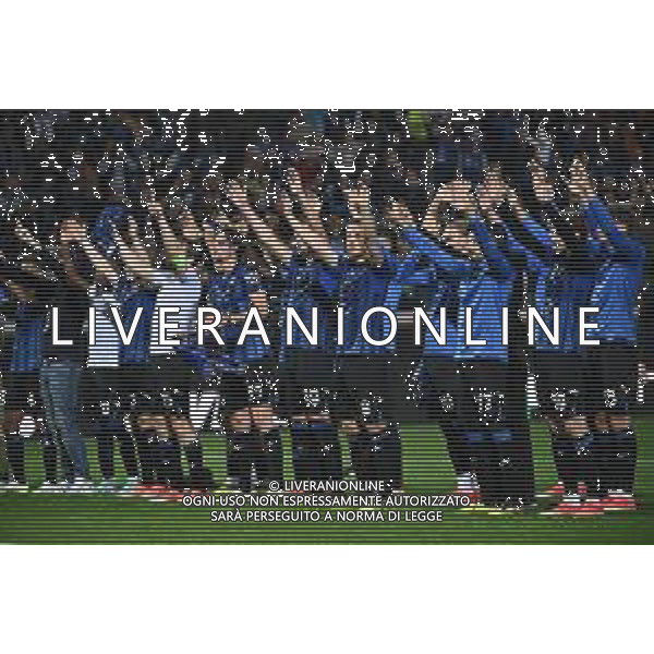 TVRG Atalanta vs Olympique Marsiglia nella foto esultanza finale Atalanta Bergamo 09-05-2024 Gewiss Stadium UEFA Europa League - semifinale gara di ritorno foto Roberto Garavaglia/Agenzia Aldo Liverani sas/ AGENZIA ALDO LIVERANI SAS
