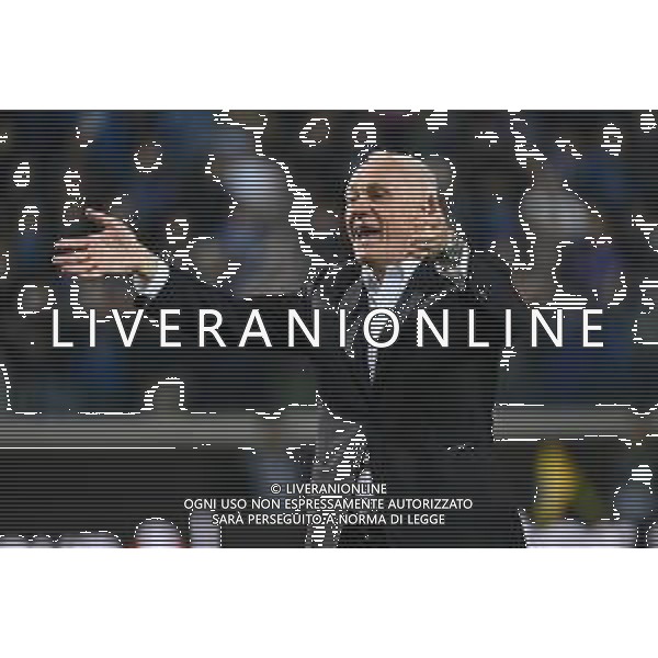 TVRG Atalanta vs Olympique Marsiglia nella foto Antonio Percassi presidente Atalanta esultanza a fine partita Bergamo 09-05-2024 Gewiss Stadium UEFA Europa League - semifinale gara di ritorno foto Roberto Garavaglia/Agenzia Aldo Liverani sas/ AGENZIA ALDO LIVERANI SAS