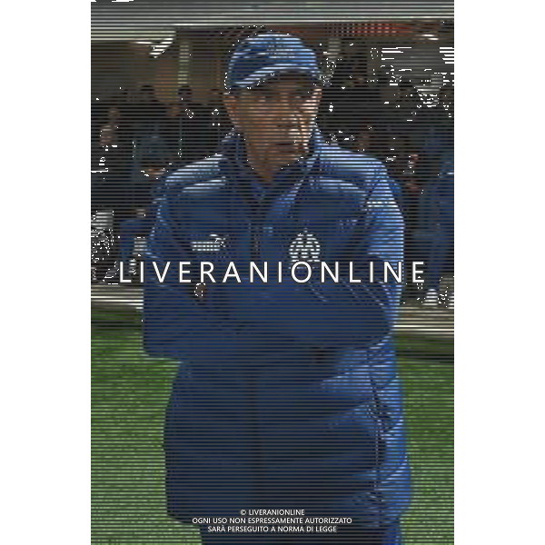TVRG Atalanta vs Olympique Marsiglia nella foto Jean Louis Gasset allenatore Olympique Marsiglia Bergamo 09-05-2024 Gewiss Stadium UEFA Europa League - semifinale gara di ritorno foto Roberto Garavaglia/Agenzia Aldo Liverani sas/ AGENZIA ALDO LIVERANI SAS
