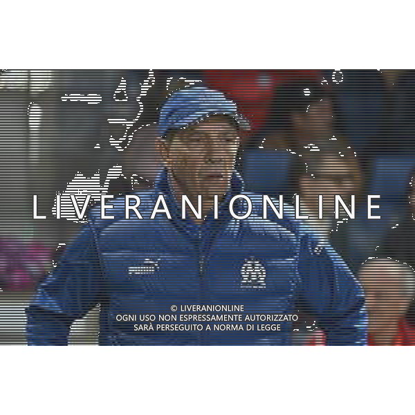 TVRG Atalanta vs Olympique Marsiglia nella foto Jean Louis Gasset allenatore Olympique Marsiglia Bergamo 09-05-2024 Gewiss Stadium UEFA Europa League - semifinale gara di ritorno foto Roberto Garavaglia/Agenzia Aldo Liverani sas/ AGENZIA ALDO LIVERANI SAS