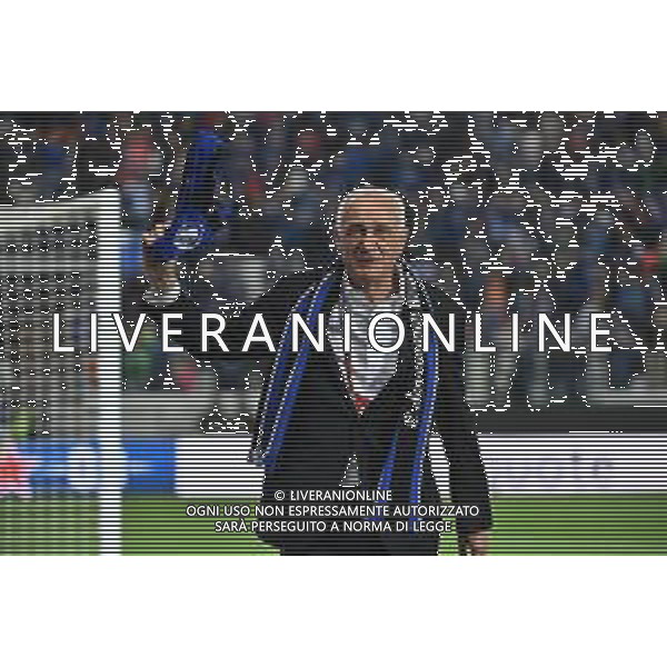 TVRG Atalanta vs Olympique Marsiglia nella foto Antonio Percassi presidente Atalanta esultanza a fine partita Bergamo 09-05-2024 Gewiss Stadium UEFA Europa League - semifinale gara di ritorno foto Roberto Garavaglia/Agenzia Aldo Liverani sas/ AGENZIA ALDO LIVERANI SAS