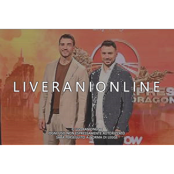 TVRG Photocall finalisti Pechino Express nella foto i vincitori, la coppia dei Pasticcieri, Damiano Carrara SX e Massimiliano Carrara DX Milano 10-05-2024 Photocall con le coppie finaliste di Pechino Express foto Roberto Garavaglia/Agenzia Aldo Liverani sas/ AGENZIA ALDO LIVERANI SAS