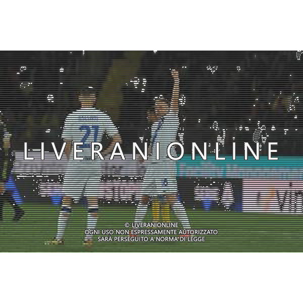 Frosinone vs Inter - Campionato Serie A TIM - 36 giornata - Stadio B.Stirpe - Frosinone 10-05-2024 nella foto Esultanza dopo Gol di davide Frattesi ©Federico Gaetano / AGENZIA ALDO LIVERANI SAS