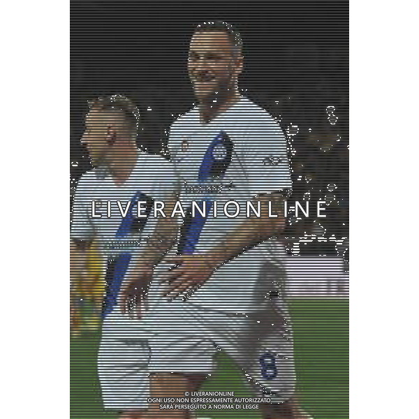 Frosinone vs Inter - Campionato Serie A TIM - 36 giornata - Stadio B.Stirpe - Frosinone 10-05-2024 nella foto Esultanza dopo Gol Marko Arnautovic ©Federico Gaetano / AGENZIA ALDO LIVERANI SAS