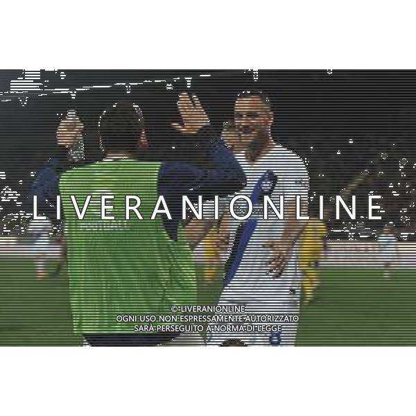 Frosinone vs Inter - Campionato Serie A TIM - 36 giornata - Stadio B.Stirpe - Frosinone 10-05-2024 nella foto Esultanza dopo Gol Marko Arnautovic con Calhanoglu ©Federico Gaetano / AGENZIA ALDO LIVERANI SAS