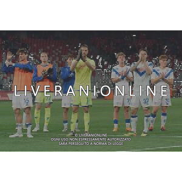 TVEM the Brescia Calcio players applauds fans during the Italian Serie BKT match between SSC Bari vs Brescia Calcio on 10 May 2024 at the San Nicola stadium in Bari, Italy. Photo by Emmanuele Mastrodonato/ag. Aldo Liverani sas/ AGENZIA ALDO LIVERANI SAS
