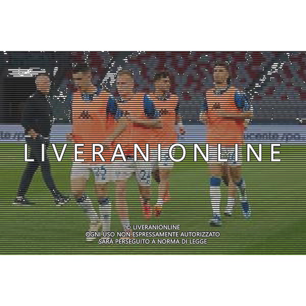 TVEM Players of Brescia Calcio warms up during the Italian Serie BKT match between SSC Bari vs Brescia Calcio on 10 May 2024 at the San Nicola stadium in Bari, Italy. Photo by Emmanuele Mastrodonato/ag. Aldo Liverani sas/ AGENZIA ALDO LIVERANI SAS