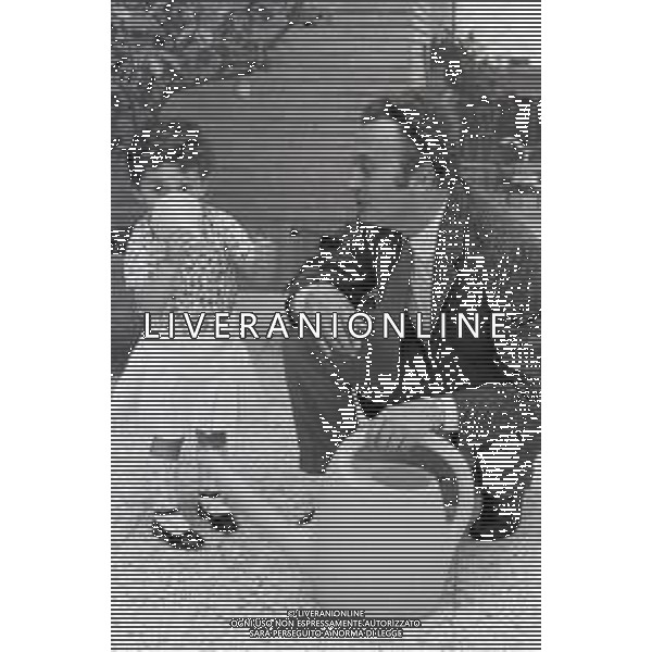 NEG-RETROSPETTIVA VALERIA FABRIZI ATTRICE NELLA FOTO TATA GIACOBINI CON LA FIGLIA A ROMA NELL\'ANNO 1968 AG ALDO LIVERANI SAS