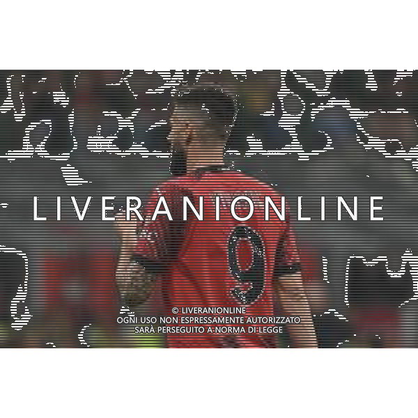 Milan vs Cagliari nella foto Olivier Giroud (Milan) con il nome della mamma Milano 11-05-2024 Stadio Giuseppe Meazza - San Siro Campionato Serie A TIM - 36a giornata foto Roberto Garavaglia/Agenzia Aldo Liverani sas/ AGENZIA ALDO LIVERANI SAS