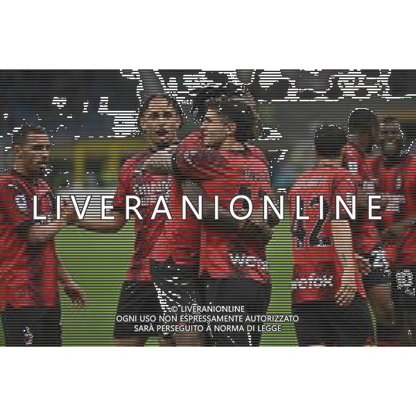 Milan vs Cagliari nella foto esultanza Milan dopo il gol del 2 a 0 Milano 11-05-2024 Stadio Giuseppe Meazza - San Siro Campionato Serie A TIM - 36a giornata foto Roberto Garavaglia/Agenzia Aldo Liverani sas/ AGENZIA ALDO LIVERANI SAS