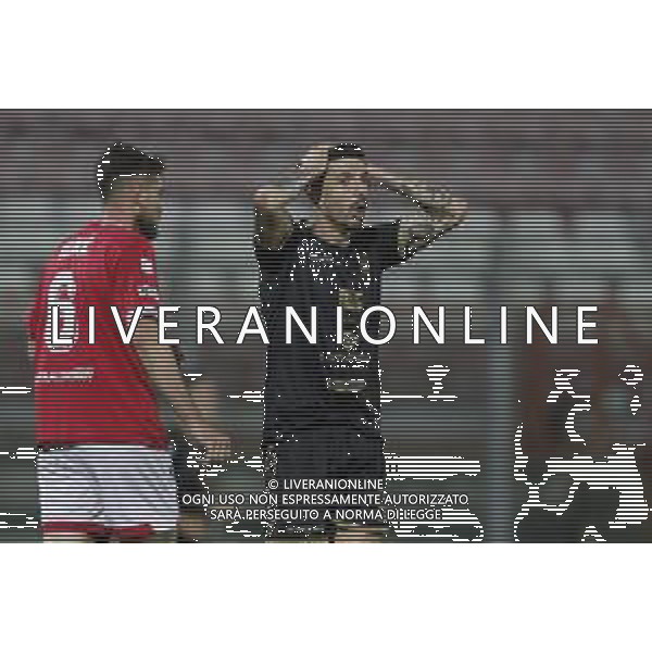 ZCP - 11/05/2024 Perugia Rimini gara play off di lega pro del girone B - nella foto: delusione Morra Claudio(Rimini fc) ©Claudio Zamagni/Agenzia Aldo Liverani / AGENZIA ALDO LIVERANI SAS