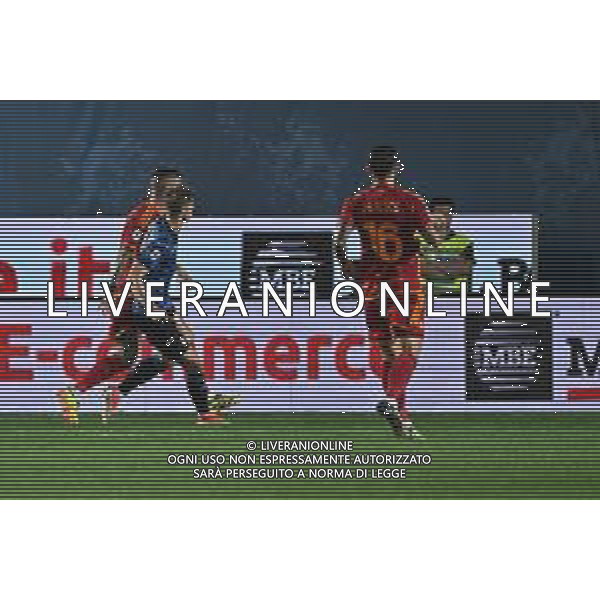 TVRG Atalanta vs Roma nella foto Charles de Ketelaere (Atalanta) segna il gol dell\'1 a 0 Bergamo 12-05-2024 Gewiss Stadium Campionato Serie A TIM - 36a giornata foto Roberto Garavaglia/Agenzia Aldo Liverani sas/ AGENZIA ALDO LIVERANI SAS