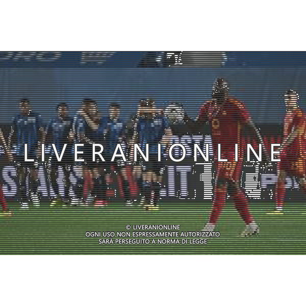 TVRG Atalanta vs Roma nella foto delusione Romelu Lukaku (Roma) ed esultanza Atalanta dopo il gol del 2 a 0 Bergamo 12-05-2024 Gewiss Stadium Campionato Serie A TIM - 36a giornata foto Roberto Garavaglia/Agenzia Aldo Liverani sas/ AGENZIA ALDO LIVERANI SAS