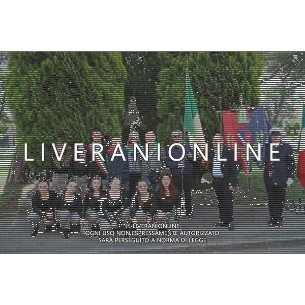 IMOLA 13 05 2024 BAVIERA MAGHINARDO CELEBRAZIONE IN MEMORIA DELLE VITTIME DEL BOMBARDAMENTO SECONDA GUERRA MONDIALE NELLA FOTO PRESENTI SINDACO MARCO PANIERI VICE SINDACO FABRIZIO CASTELLARI PARTIGIANO VITTORIO GARDI ANPI E I SUTDENTI ©SANNA/AGENZIA ALDO LIVERANI SAS