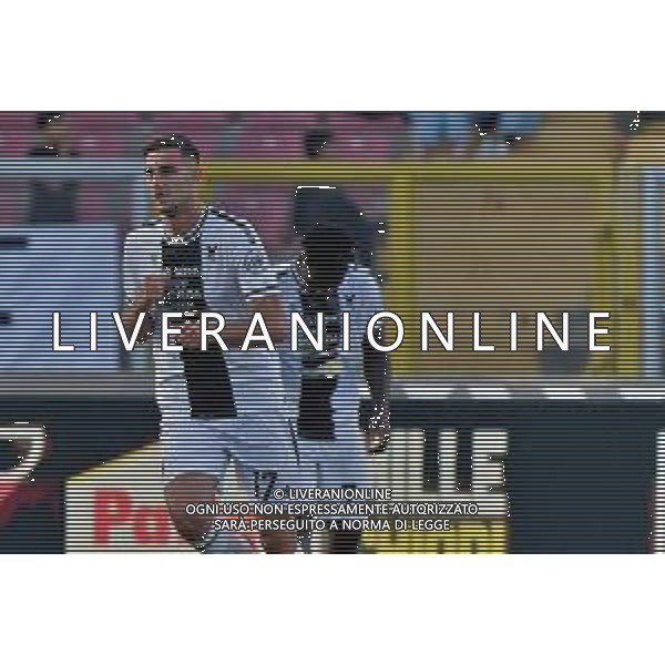 TVEM Lorenzo Lucca of Udinese Calcio celebrates after scoring a goal during the Italian soccer Serie A match US Lecce vs Udinese on May 13, 2024 at Via del Mare Stadium in Lecce, Italy. Photo Emmanuele Mastrodonato/agenzia Liverani/AGENZIA ALDO LIVERANI SAS