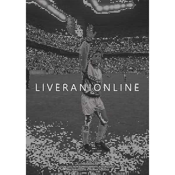 NEG-19-05-1992 MILANO- PARTITA AMICHEVOLE MILAN-BRASILE CON L\'ADDIO AL CALCIO DI CARLO ANCELOTTI NELLA FOTO CARLO ANCELOTTI AG ALDO LIVERANI SAS
