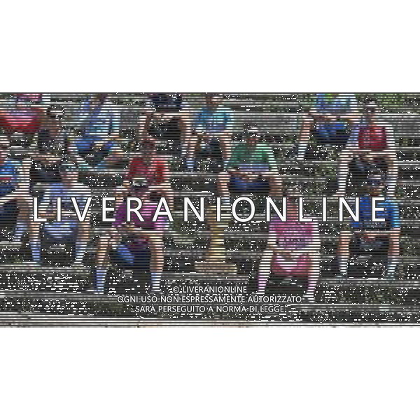 14-05-2024 Giro D\'italia; Tappa 10 Pompei - Bocca Della Selva; 2024, Uae Team Emirates; 2024, Lidl - Trek; Pogacar, Tadej; Milan, Jonathan; Pompei; ©SIROTTI / AGENZIA ALDO LIVERANI SAS