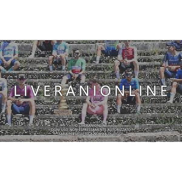 14-05-2024 Giro D\'italia; Tappa 10 Pompei - Bocca Della Selva; 2024, Uae Team Emirates; 2024, Lidl - Trek; Pogacar, Tadej; Milan, Jonathan; Pompei; ©SIROTTI / AGENZIA ALDO LIVERANI SAS