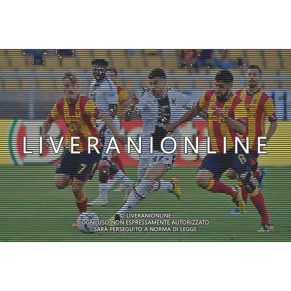 TVEM Martín Payero of Udinese Calcio in action against Hamza Rafia of US Lecce during the Italian soccer Serie A match US Lecce vs Udinese on May 13, 2024 at Via del Mare Stadium in Lecce, Italy. Photo Emmanuele Mastrodonato/agenzia Liverani/ AGENZIA ALDO LIVERANI SAS